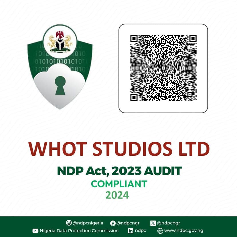 Whot Digital Studios LTD Audi Compliance Trustmark